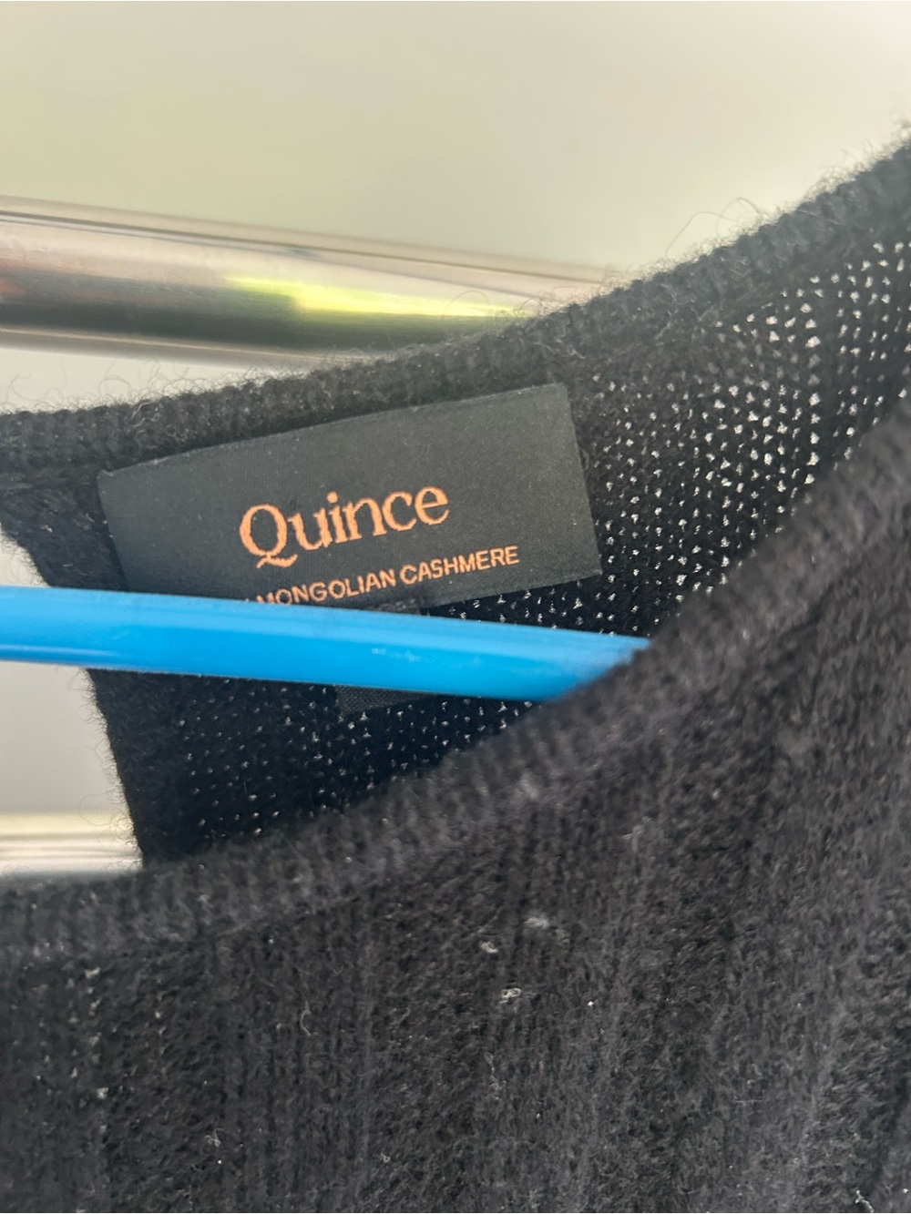 Quince Mongolian Cashmere Wide-Rib Midi Dress - Picture 2 of 7